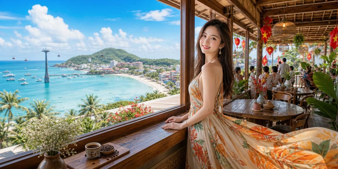 Cửa hàng cà phê thể thao tại Phú Quốc với giao dịch thanh toán điện tử